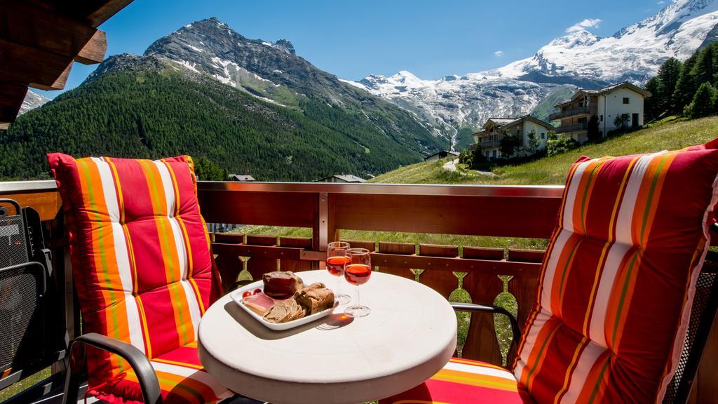 Appartement Haus Belle-Vue à Saas Fee Chambre photo