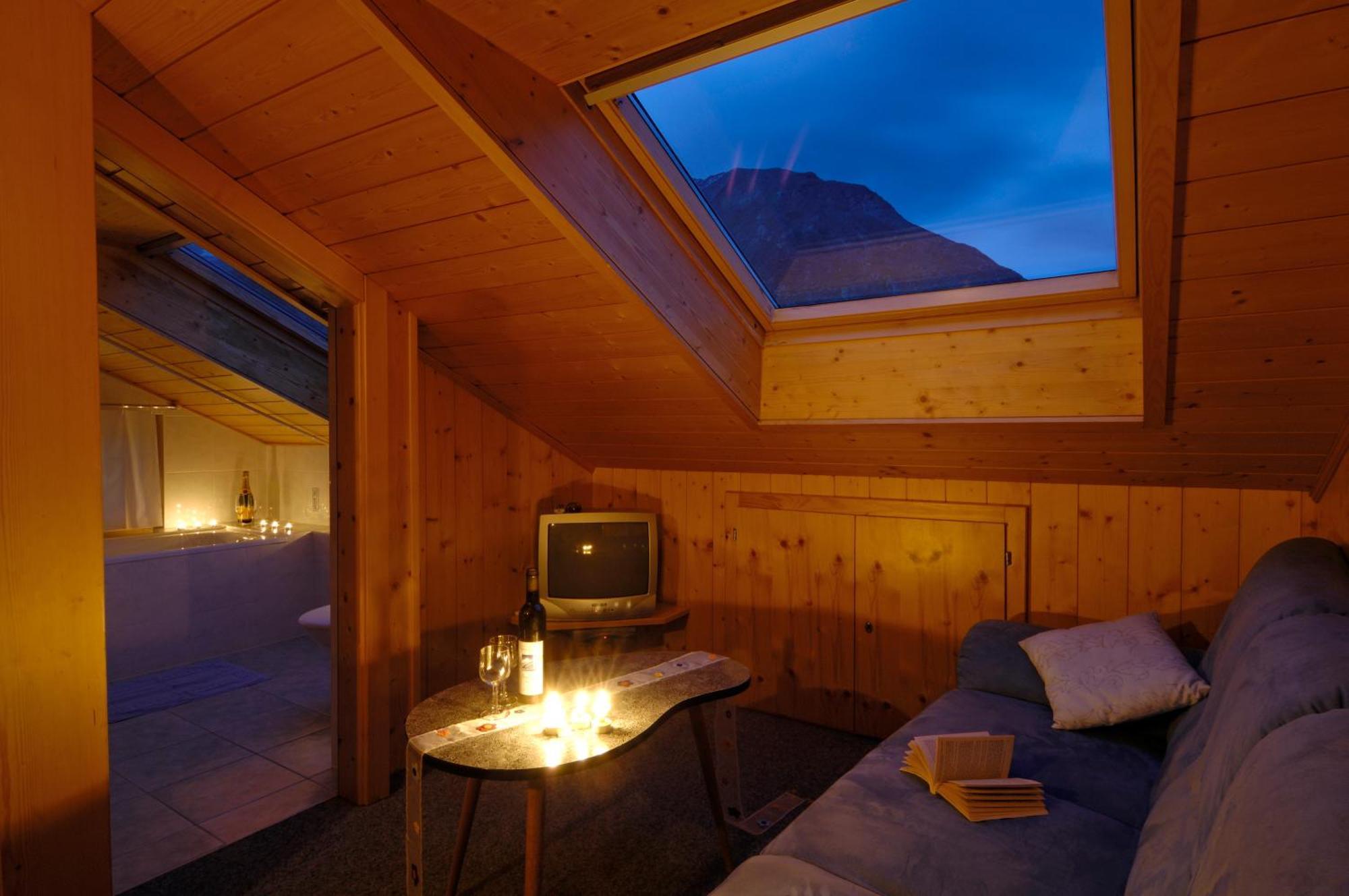 Appartement Haus Belle-Vue à Saas Fee Chambre photo