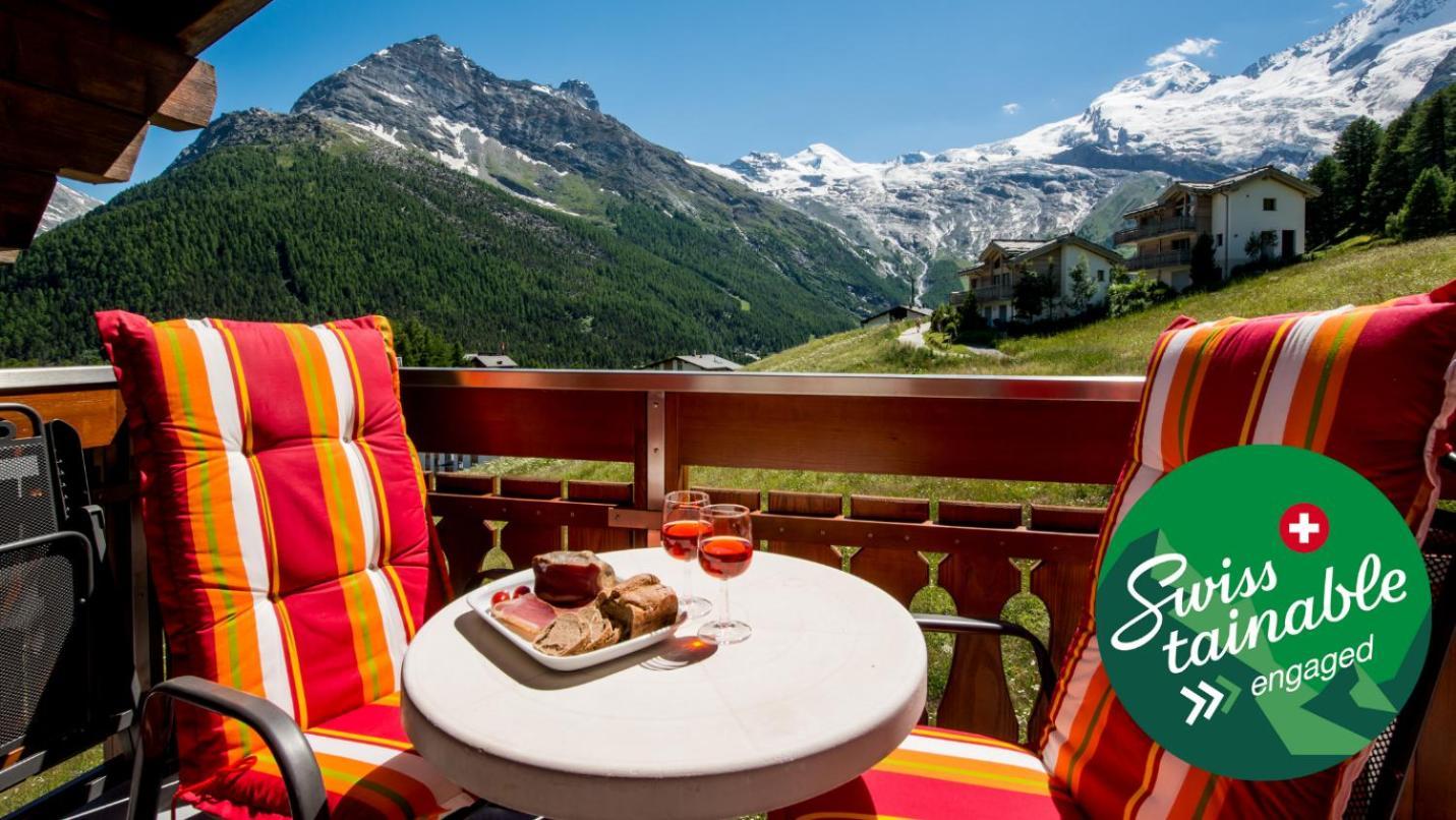 Appartement Haus Belle-Vue à Saas Fee Extérieur photo