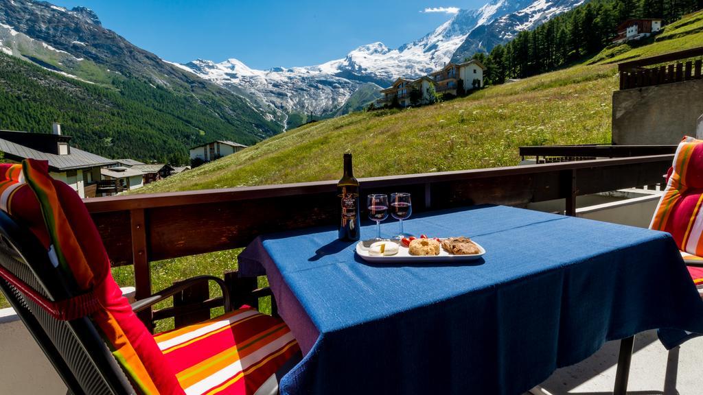 Appartement Haus Belle-Vue à Saas Fee Extérieur photo